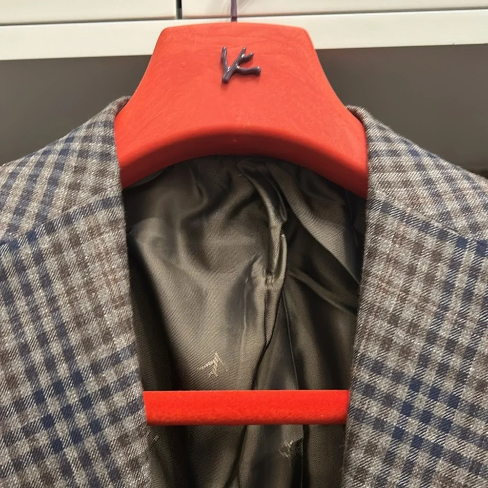 ISAIA NAPOLI MARECHIARIO SPORT Jacket Checkered Print - Picture 2 of 4